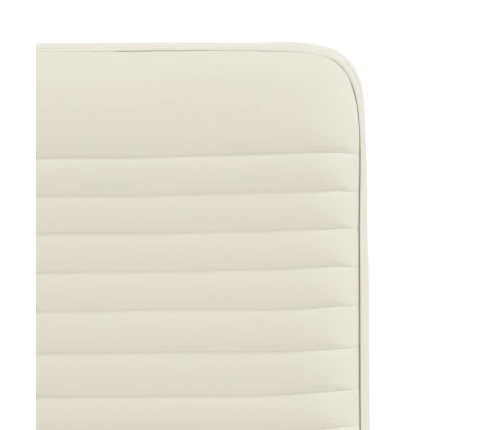 Virtuves Krēsli, 4 Gab., Krēmkrāsas Samts Vidaxl