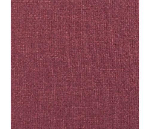 Virtuves Krēsli, 4 Gab., Vīnsarkans Audums Vidaxl