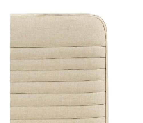 Virtuves Krēsli, 4 Gab., Krēmkrāsas Audums Vidaxl