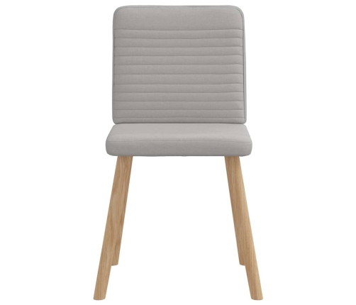 Virtuves Krēsli, 4 Gab., Mākonis Pelēks Audums Vidaxl