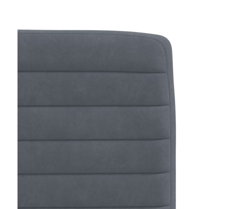 Virtuves Krēsli, 4 Gab., Tumši Pelēks Samts Vidaxl