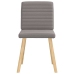 Virtuves Krēsli, 4 Gab., Pelēkbrūns Audums Vidaxl