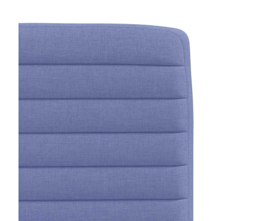 Virtuves Krēsli, 4 Gab., Džinsa Zils Audums Vidaxl