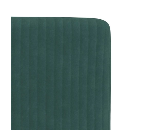 Virtuves Krēsli, 4 Gab., Tumši Zaļš Samts Vidaxl