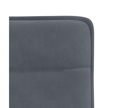 Virtuves Krēsli, 4 Gab., Tumši Pelēks Samts Vidaxl