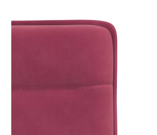 Virtuves Krēsli, 4 Gab., Vīnsarkans Samts Vidaxl