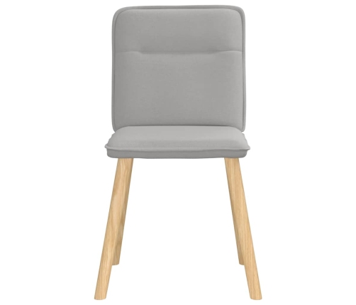 Virtuves Krēsli, 4 Gab., Mākonis Pelēks Audums Vidaxl