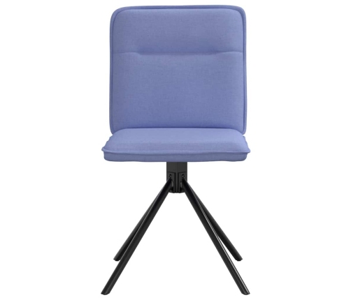 Virtuves Krēsli, 4 Gab., Džinsa Zils Audums Vidaxl