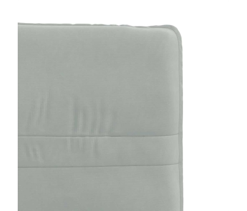 Virtuves Krēsli, 4 Gab., Gaiši Pelēks Samts Vidaxl