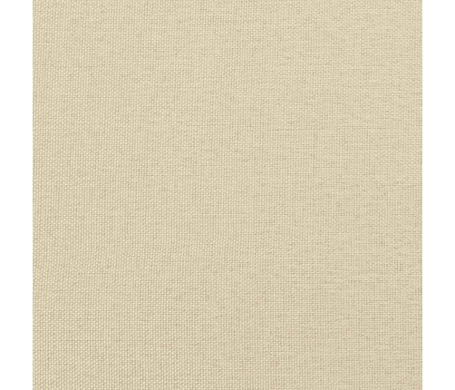 Virtuves Krēsli, 4 Gab., Krēmkrāsas Audums Vidaxl