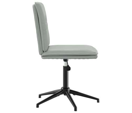 Virtuves Krēsli, 2 Gab., Gaiši Pelēks Samts Vidaxl