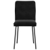 Virtuves Krēsli, 4 Gab., Melns Samts Vidaxl
