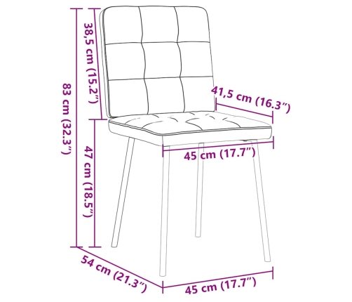Virtuves Krēsli, 6 Gab., Tumši Pelēks Samts Vidaxl