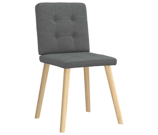 Virtuves Krēsli, 6 Gab., Tumši Pelēks Audums Vidaxl