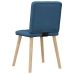 Virtuves Krēsli, 6 Gab., Zils Audums Vidaxl