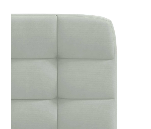 Virtuves Krēsli, 6 Gab., Gaiši Pelēks Samts Vidaxl