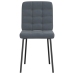Virtuves Krēsli, 6 Gab., Tumši Pelēks Samts Vidaxl