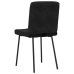 Virtuves Krēsli, 6 Gab., Melns Samts Vidaxl