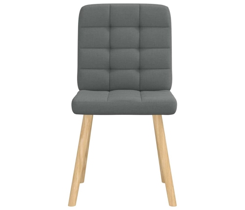 Virtuves Krēsli, 6 Gab., Tumši Pelēks Audums Vidaxl