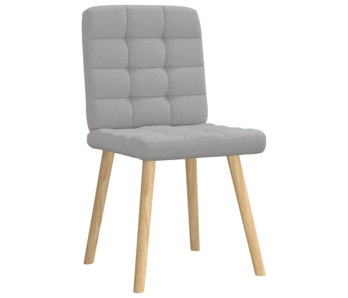 Virtuves Krēsli, 6 Gab., Mākonis Pelēks Audums Vidaxl