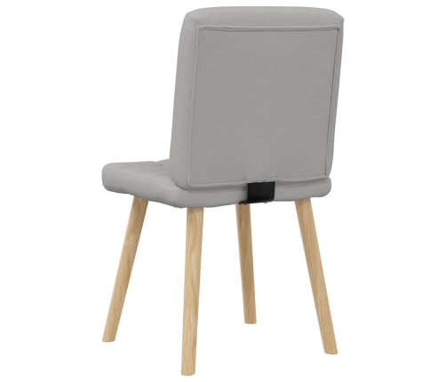 Virtuves Krēsli, 6 Gab., Mākonis Pelēks Audums Vidaxl