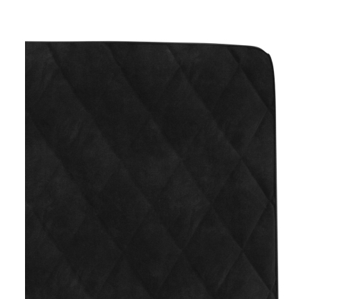 Virtuves Krēsli, 6 Gab., Melns Samts Vidaxl