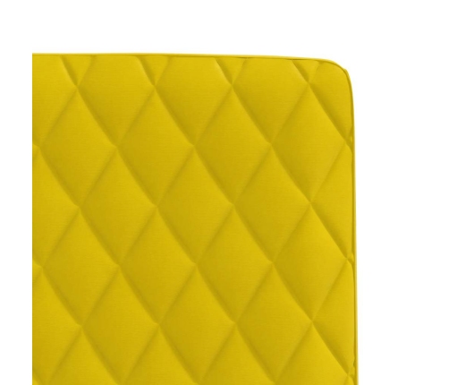 Virtuves Krēsli, 6 Gab., Dzeltens Samts Vidaxl