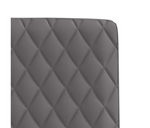 Virtuves Krēsli, 6 Gab., Pelēka Mākslīgā Āda Vidaxl