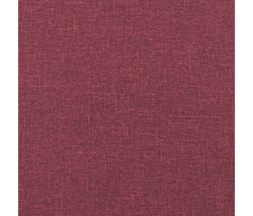 Virtuves Krēsli, 6 Gab., Vīnsarkans Audums Vidaxl