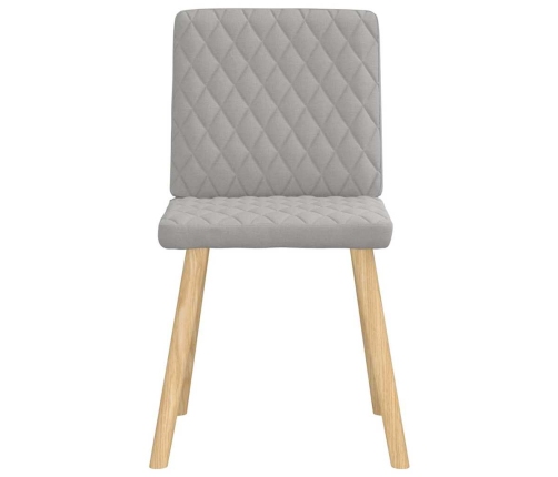 Virtuves Krēsli, 6 Gab., Mākonis Pelēks Audums Vidaxl