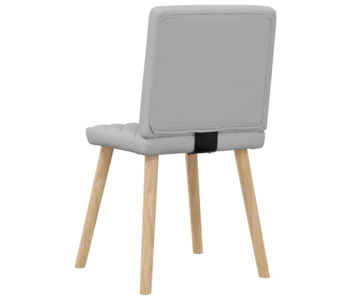 Virtuves Krēsli, 6 Gab., Mākonis Pelēks Audums Vidaxl