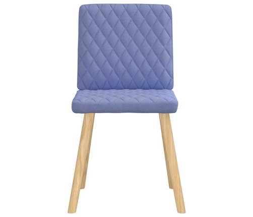 Virtuves Krēsli, 6 Gab., Džinsa Zils Audums Vidaxl