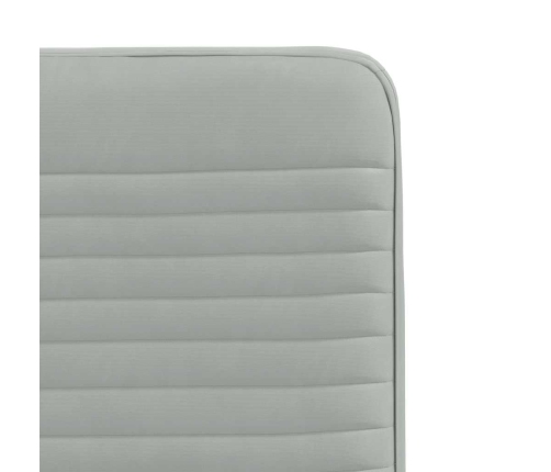 Virtuves Krēsli, 6 Gab., Gaiši Pelēks Samts Vidaxl