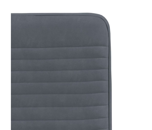 Virtuves Krēsli, 6 Gab., Tumši Pelēks Samts Vidaxl