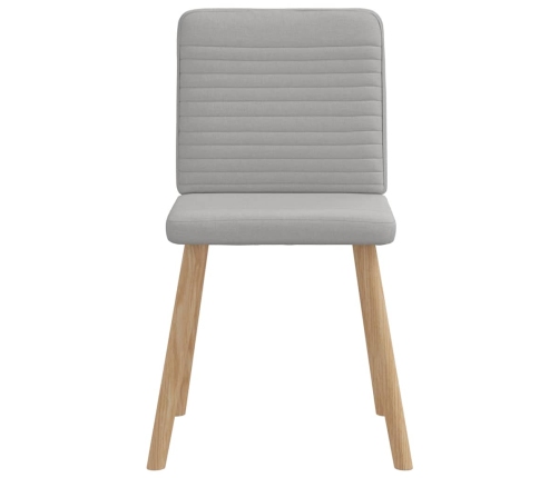 Virtuves Krēsli, 6 Gab., Mākonis Pelēks Audums Vidaxl