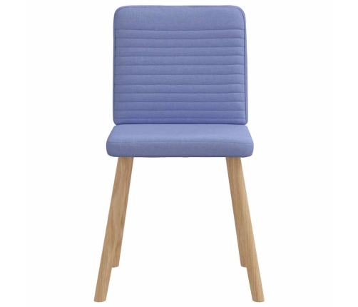 Virtuves Krēsli, 6 Gab., Džinsa Zils Audums Vidaxl