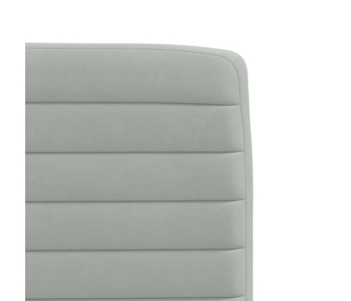 Virtuves Krēsli, 6 Gab., Gaiši Pelēks Samts Vidaxl