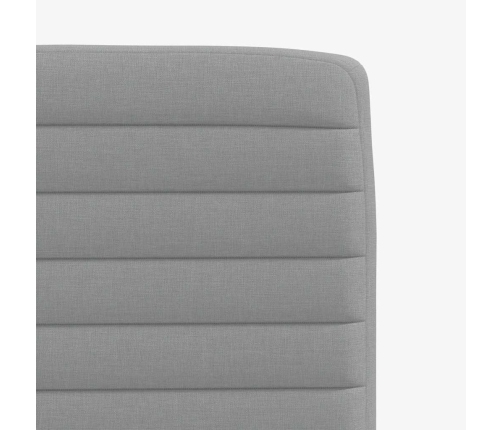 Virtuves Krēsli, 6 Gab., Gaiši Pelēks Audums Vidaxl