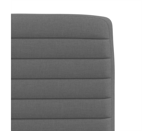 Virtuves Krēsli, 6 Gab., Tumši Pelēks Audums Vidaxl