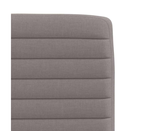 Virtuves Krēsli, 6 Gab., Pelēkbrūns Audums Vidaxl