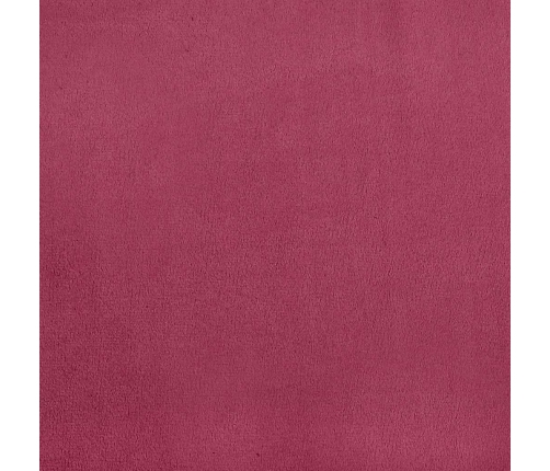 Virtuves Krēsli, 6 Gab., Vīnsarkans Samts Vidaxl