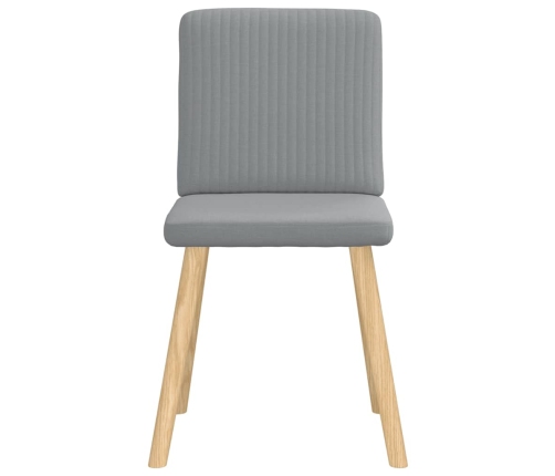 Virtuves Krēsli, 6 Gab., Gaiši Pelēks Audums Vidaxl