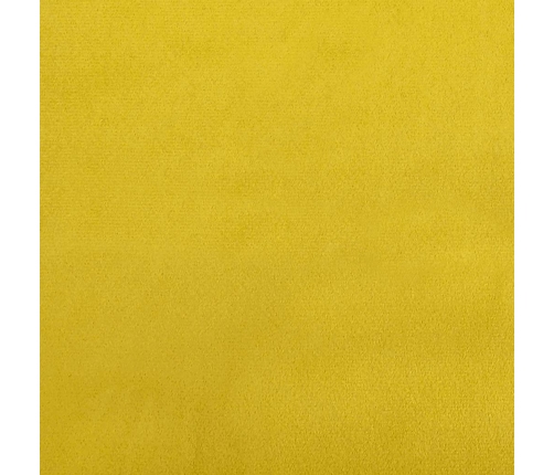 Virtuves Krēsli, 6 Gab., Dzeltens Samts Vidaxl