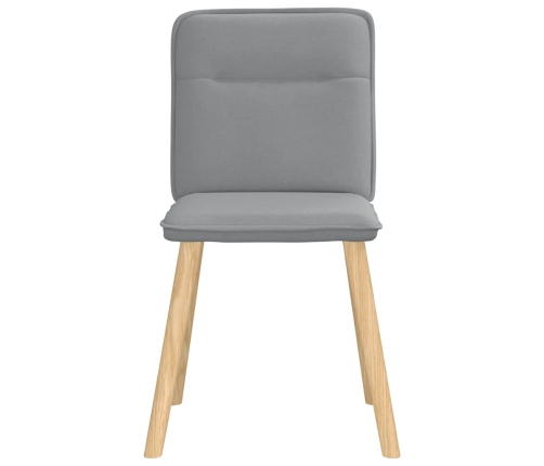 Virtuves Krēsli, 6 Gab., Gaiši Pelēks Audums Vidaxl