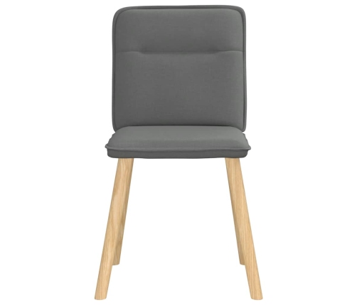 Virtuves Krēsli, 6 Gab., Tumši Pelēks Audums Vidaxl