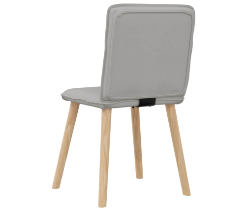Virtuves Krēsli, 6 Gab., Mākonis Pelēks Audums Vidaxl