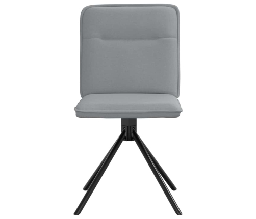 Virtuves Krēsli, 6 Gab., Gaiši Pelēks Audums Vidaxl