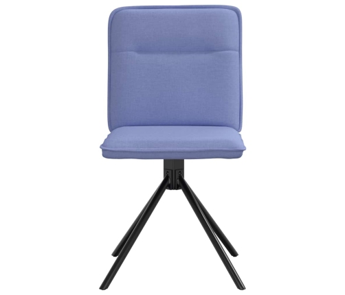 Virtuves Krēsli, 6 Gab., Džinsa Zils Audums Vidaxl