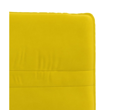 Virtuves Krēsli, 6 Gab., Dzeltens Samts Vidaxl