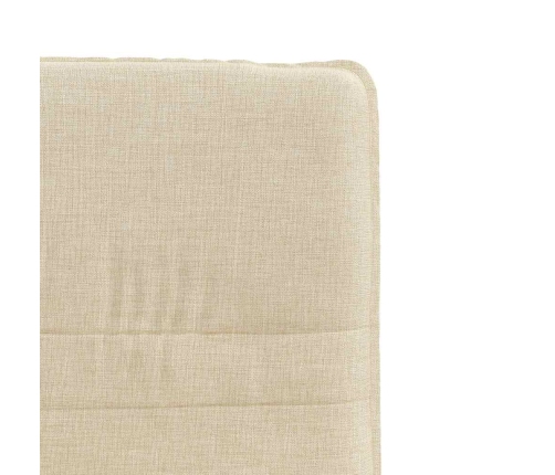 Virtuves Krēsli, 6 Gab., Krēmkrāsas Audums Vidaxl